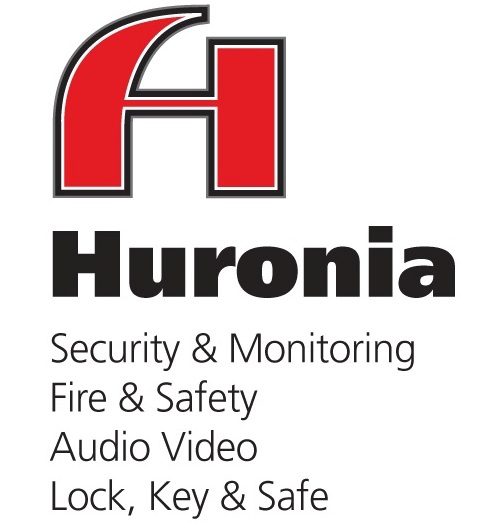 Huronia logos solid red 1797