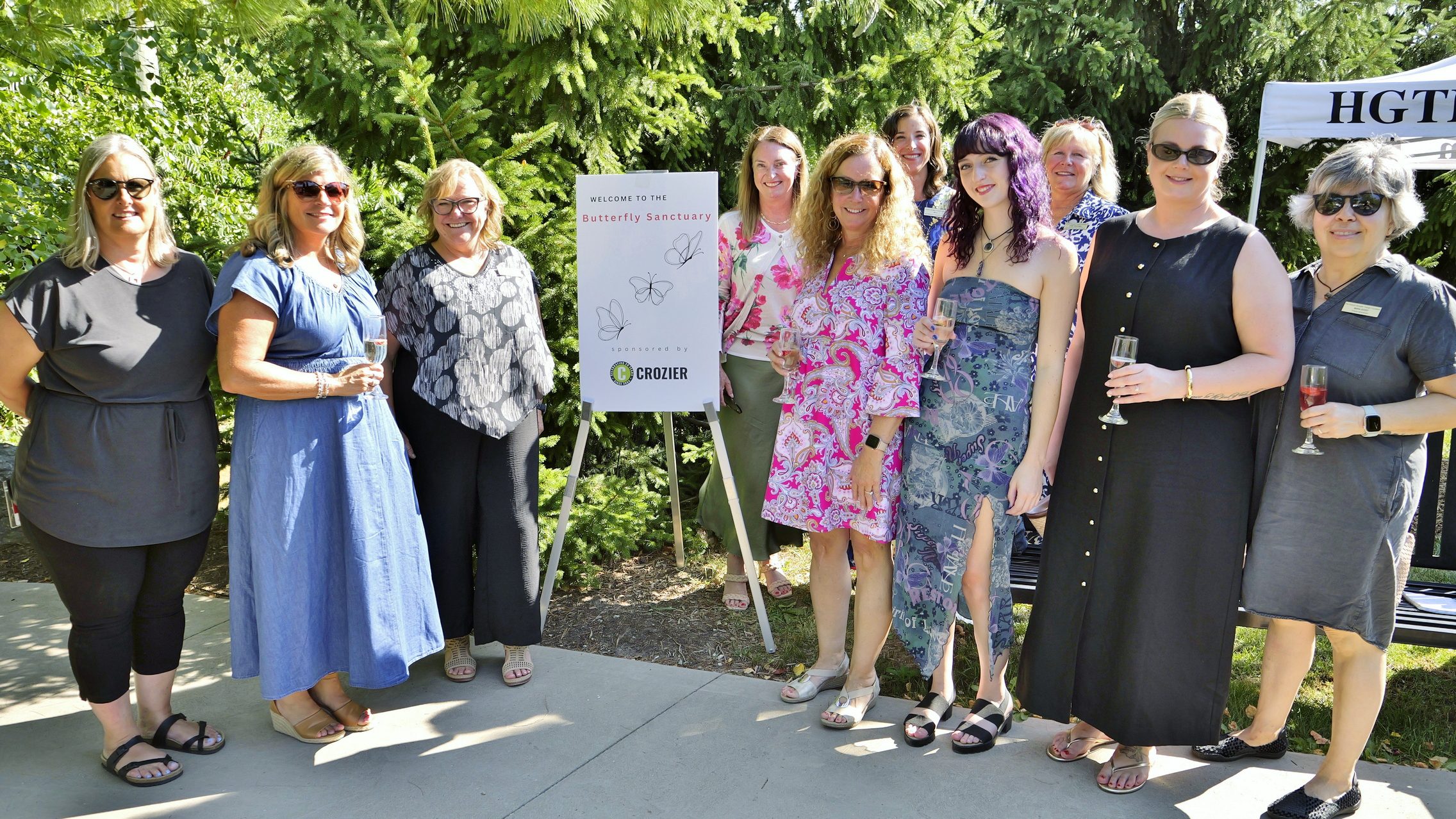 Butterfly Sanctuary unveiling Main Group shot
