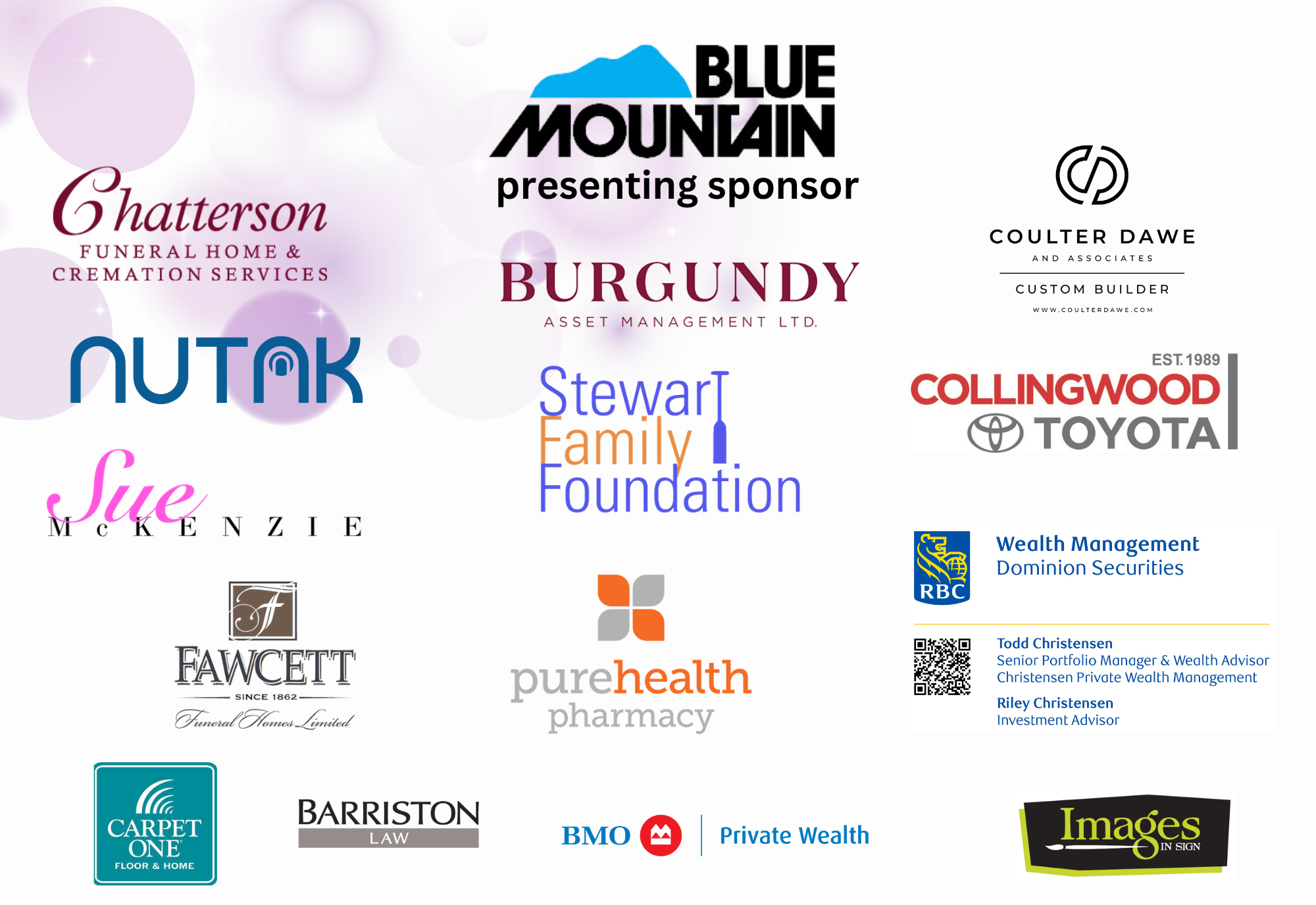 2026 Care Gala Sponsors